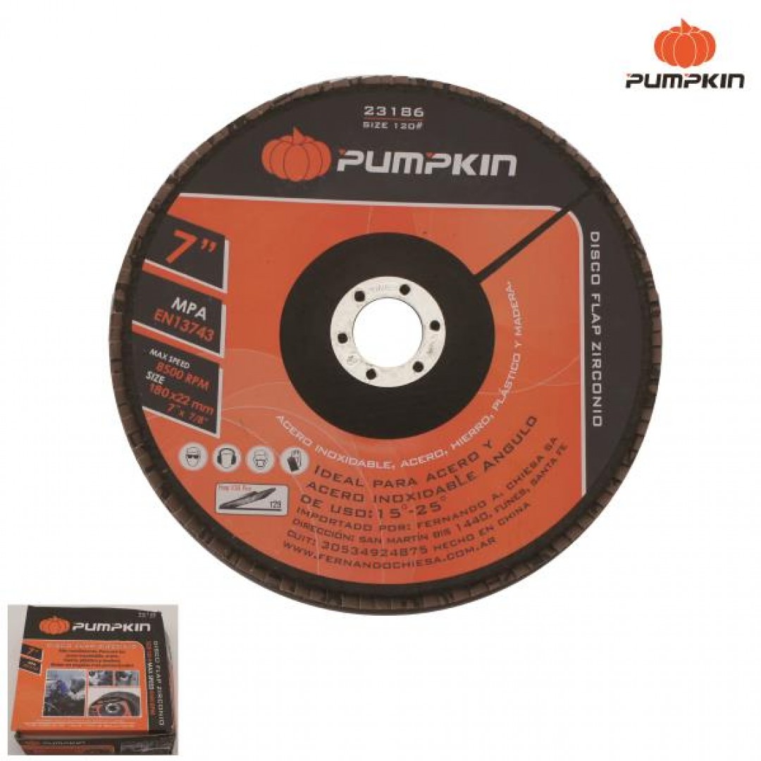 pumpkin-disco-flap-zirconio-180mm-120-23186